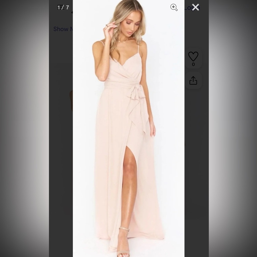 Show Me Your MuMu Liz Maxi Dusty Blush Size Medium